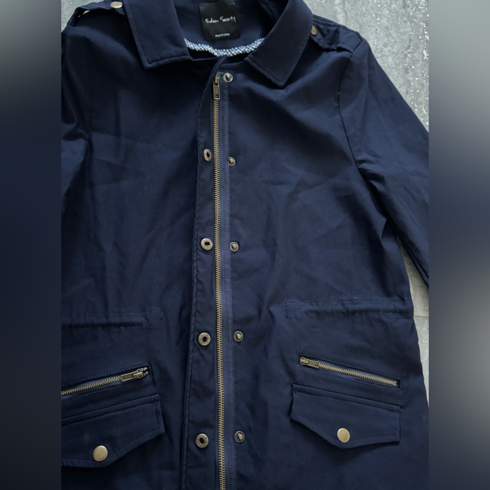 Eden Society Navy Utility Jacket - Picture 2 of 6